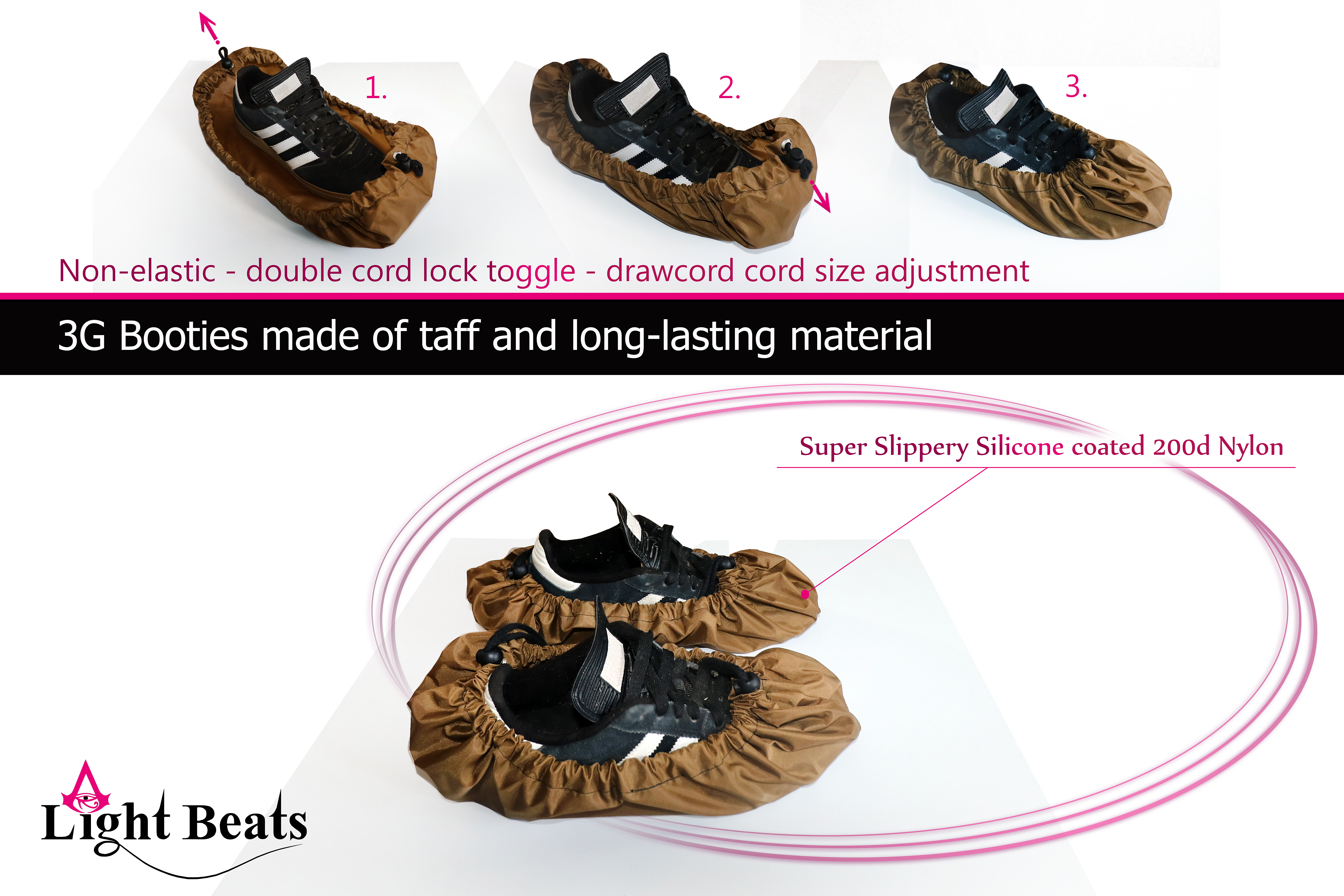 3G Ultimate Slide Board booties.